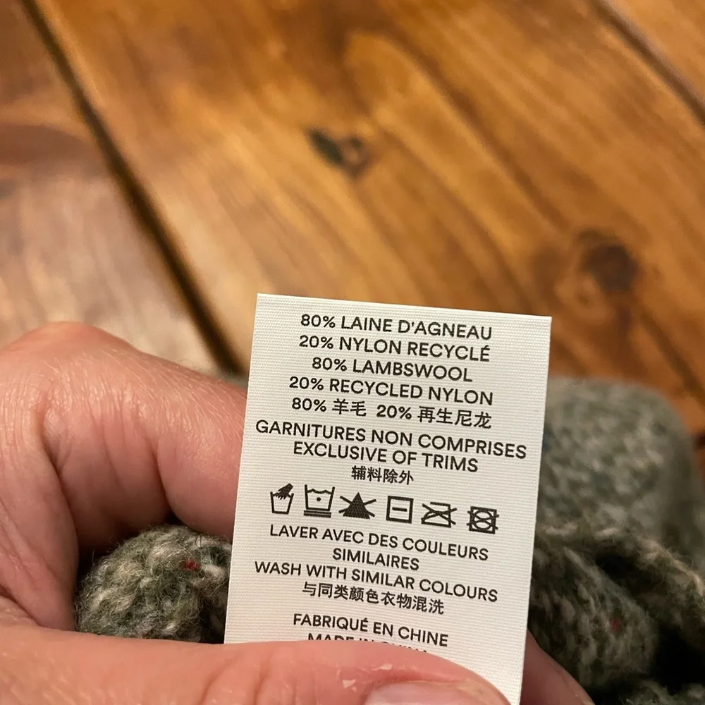 Frank & Oak Men's Crewneck Sweater in Gray - Picture 4 of 4